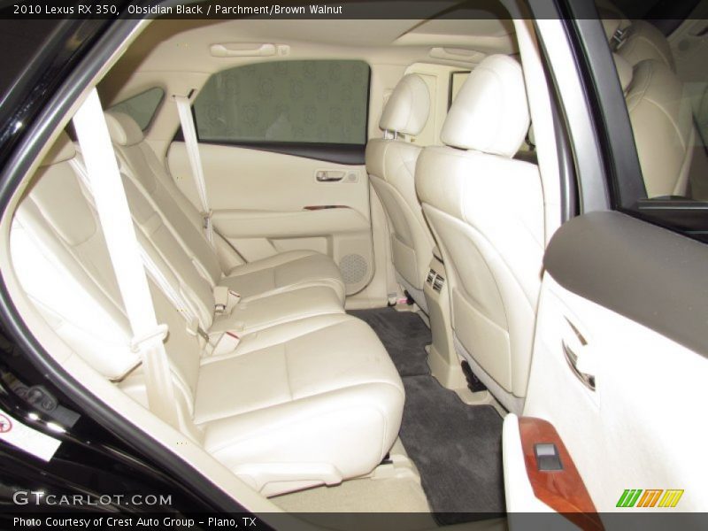 Obsidian Black / Parchment/Brown Walnut 2010 Lexus RX 350
