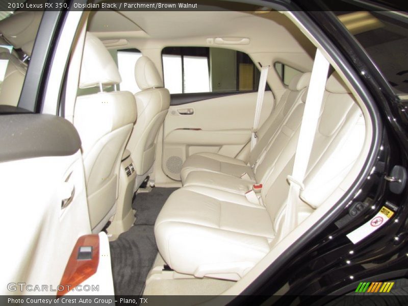 Obsidian Black / Parchment/Brown Walnut 2010 Lexus RX 350