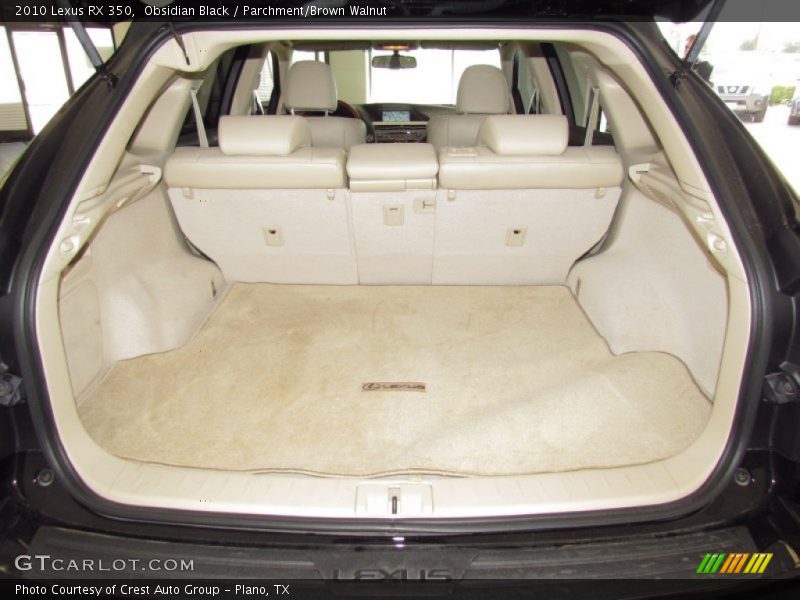 Obsidian Black / Parchment/Brown Walnut 2010 Lexus RX 350