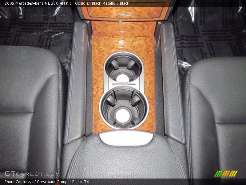 Obsidian Black Metallic / Black 2009 Mercedes-Benz ML 350 4Matic