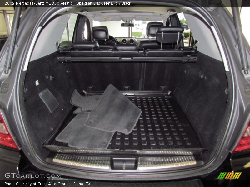 Obsidian Black Metallic / Black 2009 Mercedes-Benz ML 350 4Matic