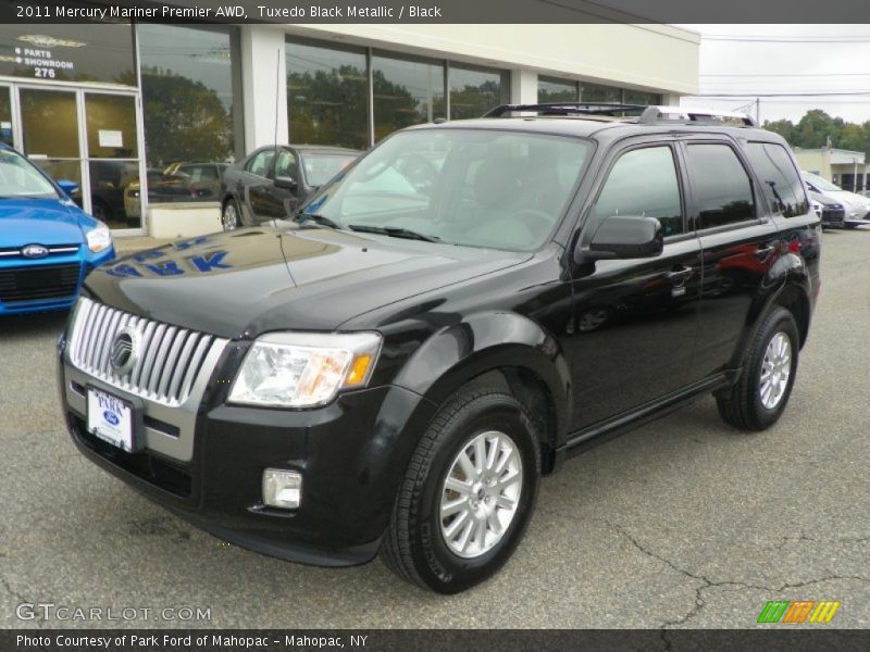 Tuxedo Black Metallic / Black 2011 Mercury Mariner Premier AWD