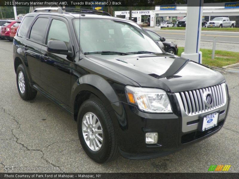 Tuxedo Black Metallic / Black 2011 Mercury Mariner Premier AWD