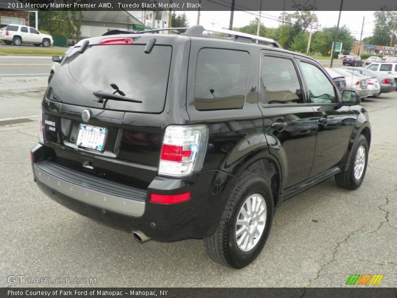 Tuxedo Black Metallic / Black 2011 Mercury Mariner Premier AWD
