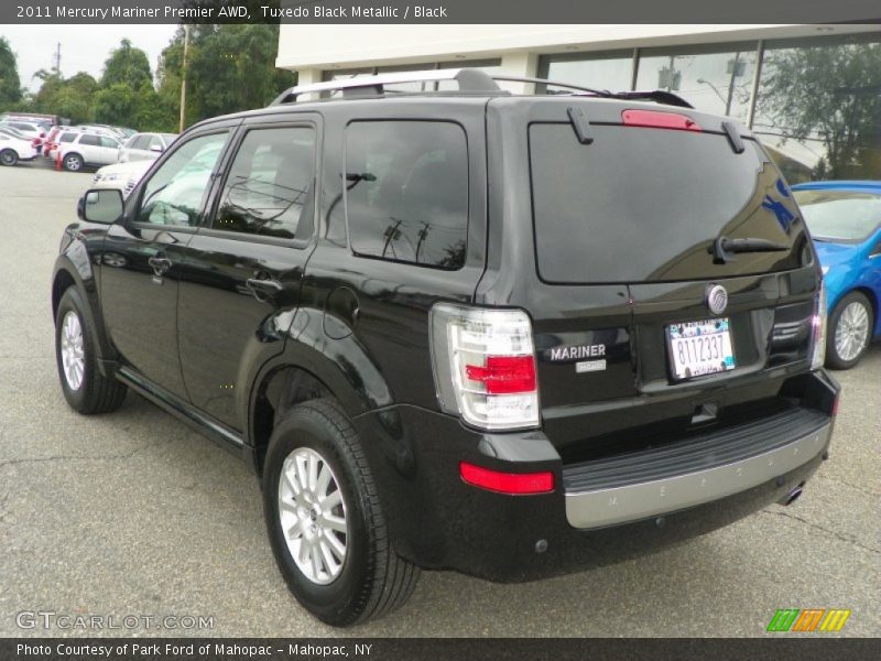 Tuxedo Black Metallic / Black 2011 Mercury Mariner Premier AWD