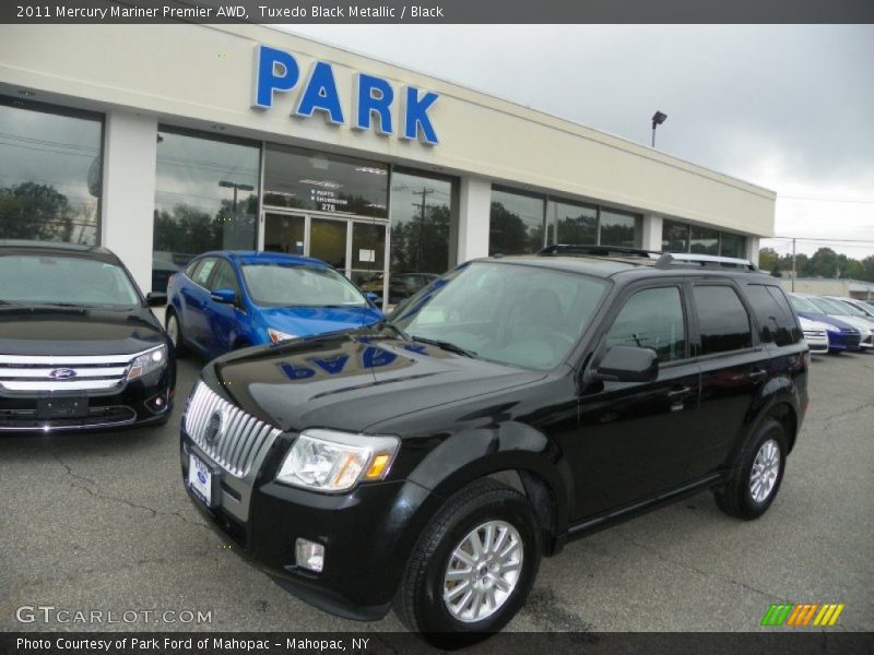 Tuxedo Black Metallic / Black 2011 Mercury Mariner Premier AWD