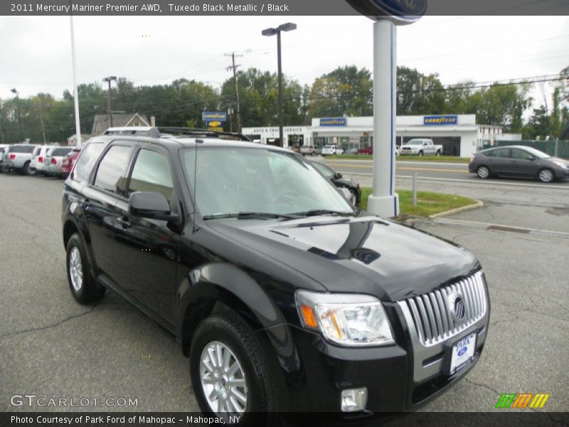 Tuxedo Black Metallic / Black 2011 Mercury Mariner Premier AWD