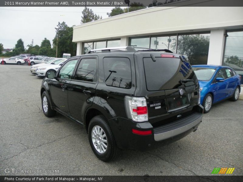 Tuxedo Black Metallic / Black 2011 Mercury Mariner Premier AWD