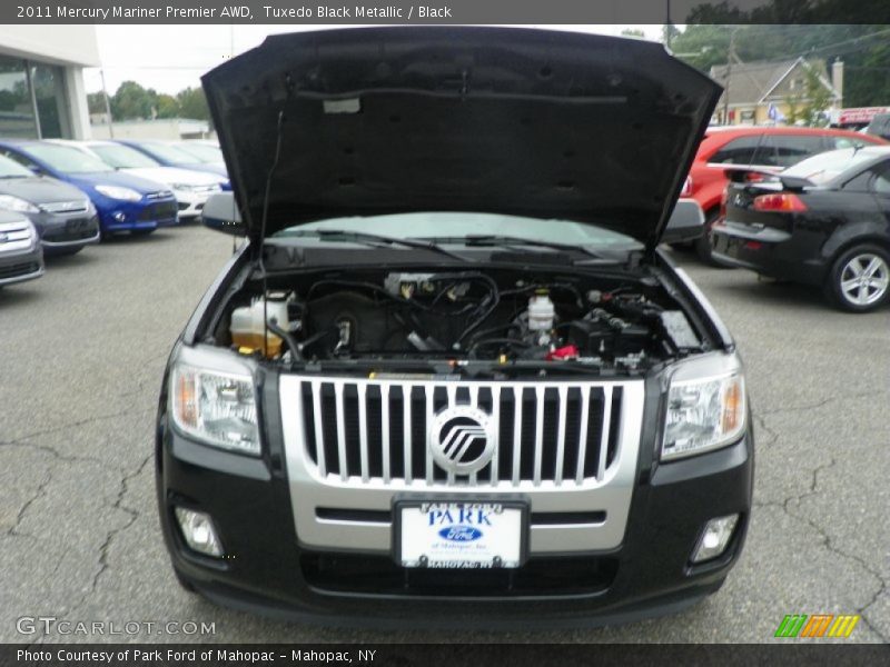 Tuxedo Black Metallic / Black 2011 Mercury Mariner Premier AWD