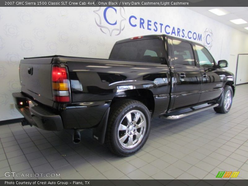 Onyx Black / Very Dark Cashmere/Light Cashmere 2007 GMC Sierra 1500 Classic SLT Crew Cab 4x4