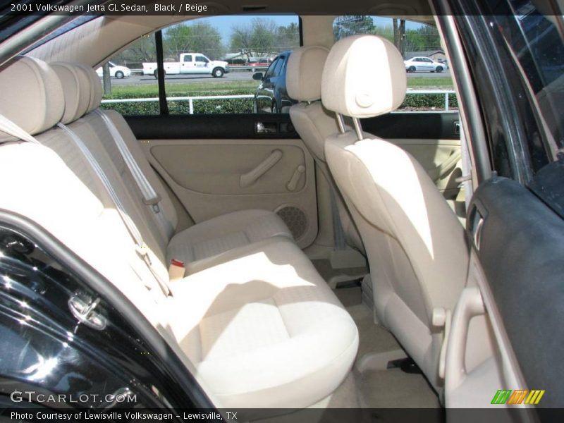 Black / Beige 2001 Volkswagen Jetta GL Sedan