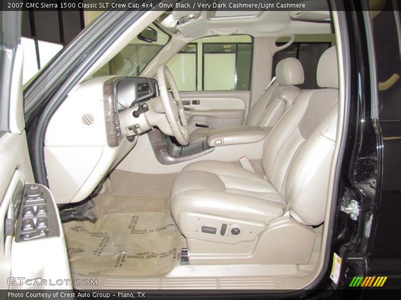 Onyx Black / Very Dark Cashmere/Light Cashmere 2007 GMC Sierra 1500 Classic SLT Crew Cab 4x4