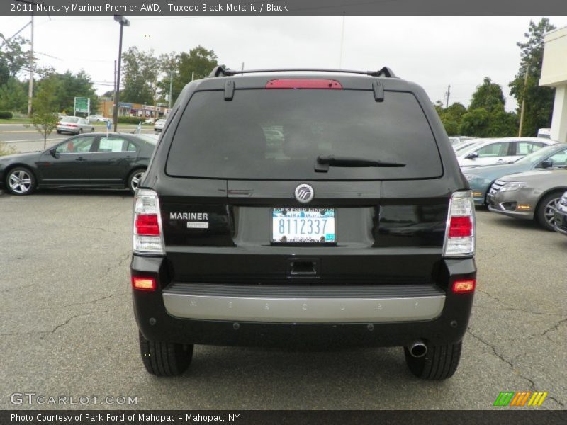 Tuxedo Black Metallic / Black 2011 Mercury Mariner Premier AWD