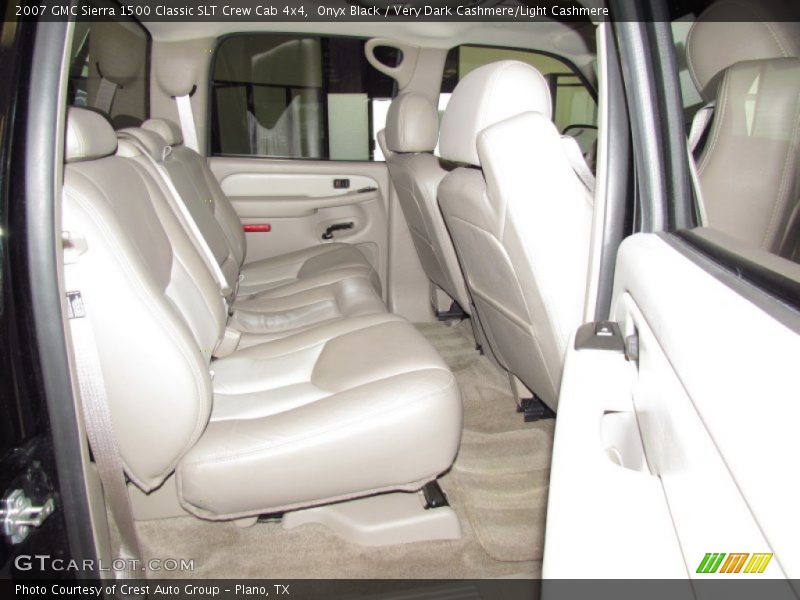 Onyx Black / Very Dark Cashmere/Light Cashmere 2007 GMC Sierra 1500 Classic SLT Crew Cab 4x4