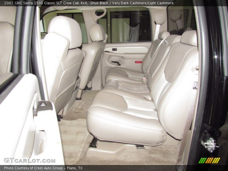 Onyx Black / Very Dark Cashmere/Light Cashmere 2007 GMC Sierra 1500 Classic SLT Crew Cab 4x4