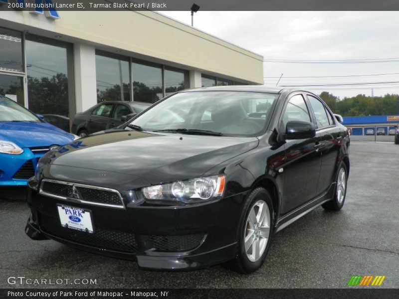 Tarmac Black Pearl / Black 2008 Mitsubishi Lancer ES