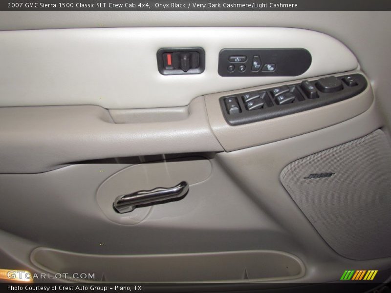 Onyx Black / Very Dark Cashmere/Light Cashmere 2007 GMC Sierra 1500 Classic SLT Crew Cab 4x4