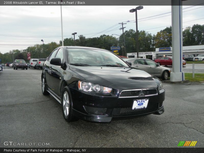 Tarmac Black Pearl / Black 2008 Mitsubishi Lancer ES