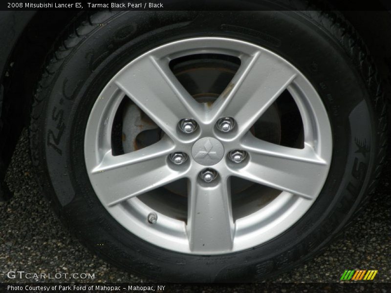 Tarmac Black Pearl / Black 2008 Mitsubishi Lancer ES