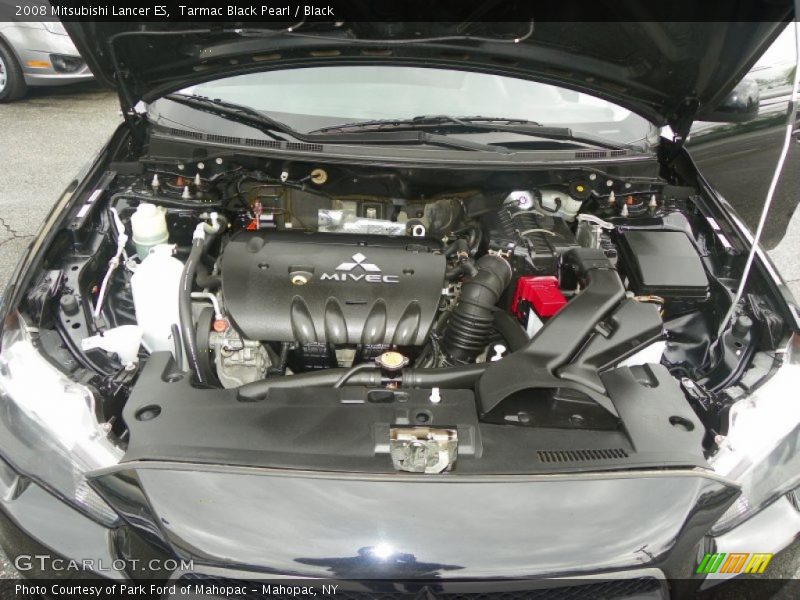 Tarmac Black Pearl / Black 2008 Mitsubishi Lancer ES
