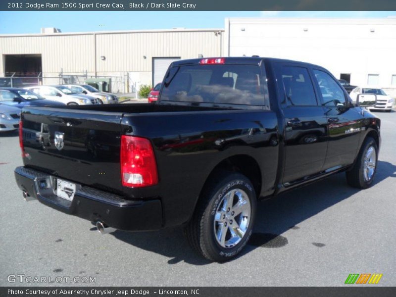 Black / Dark Slate Gray 2012 Dodge Ram 1500 Sport Crew Cab