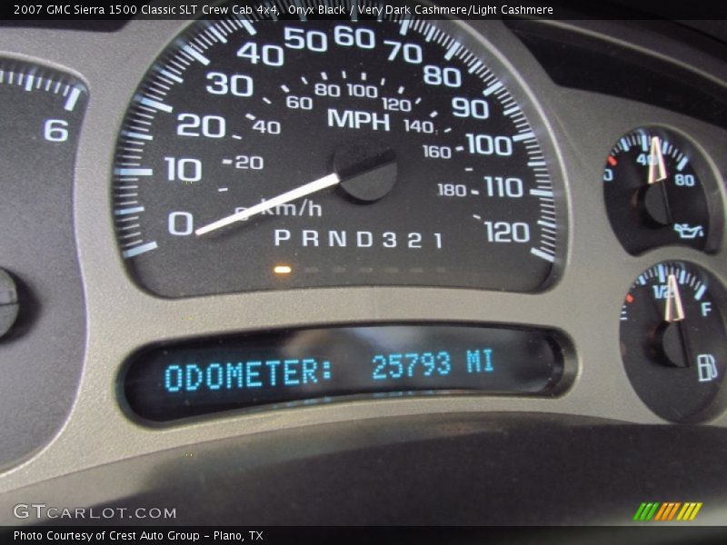 Onyx Black / Very Dark Cashmere/Light Cashmere 2007 GMC Sierra 1500 Classic SLT Crew Cab 4x4