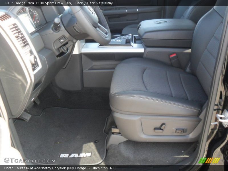 Black / Dark Slate Gray 2012 Dodge Ram 1500 Sport Crew Cab