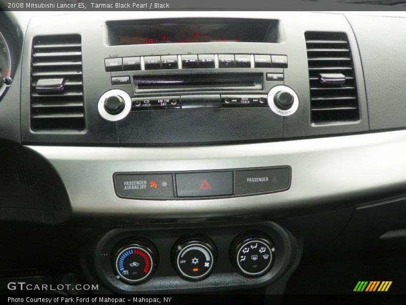 Tarmac Black Pearl / Black 2008 Mitsubishi Lancer ES