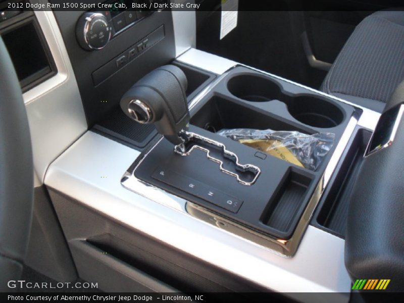 Black / Dark Slate Gray 2012 Dodge Ram 1500 Sport Crew Cab