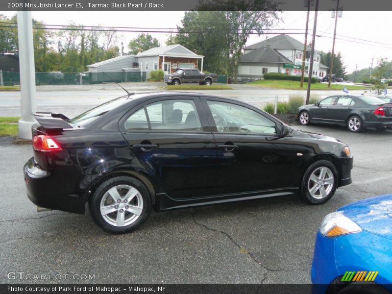 Tarmac Black Pearl / Black 2008 Mitsubishi Lancer ES