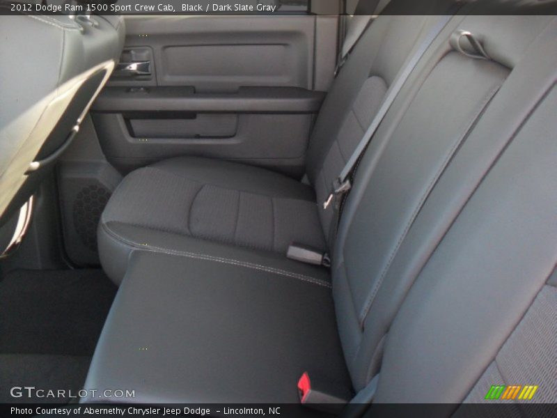 Black / Dark Slate Gray 2012 Dodge Ram 1500 Sport Crew Cab