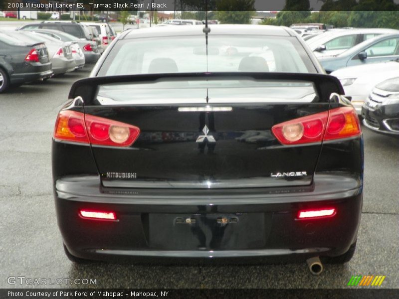 Tarmac Black Pearl / Black 2008 Mitsubishi Lancer ES
