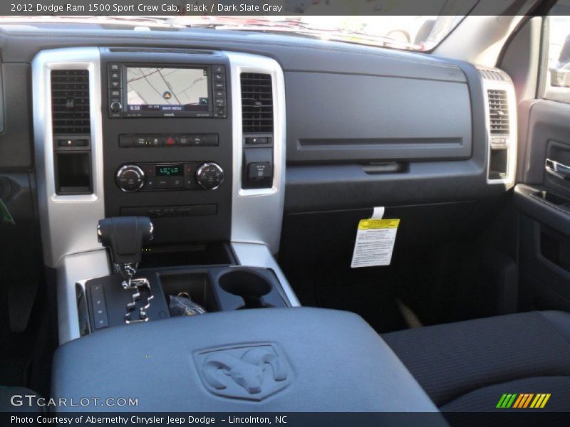 Black / Dark Slate Gray 2012 Dodge Ram 1500 Sport Crew Cab