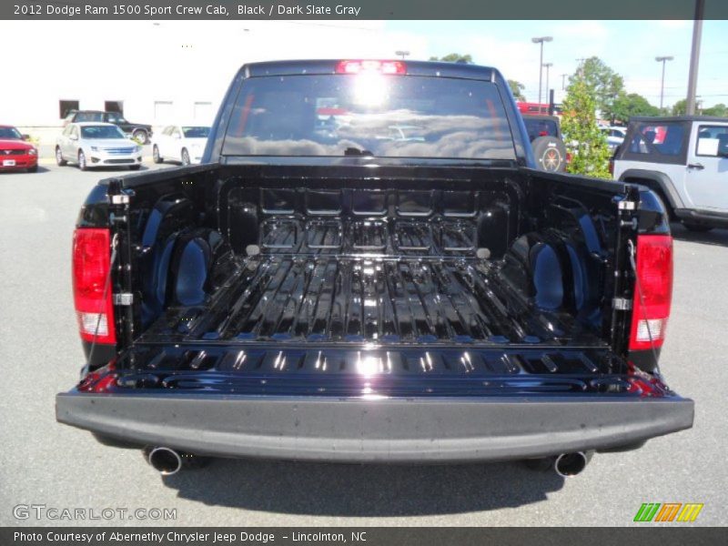 Black / Dark Slate Gray 2012 Dodge Ram 1500 Sport Crew Cab