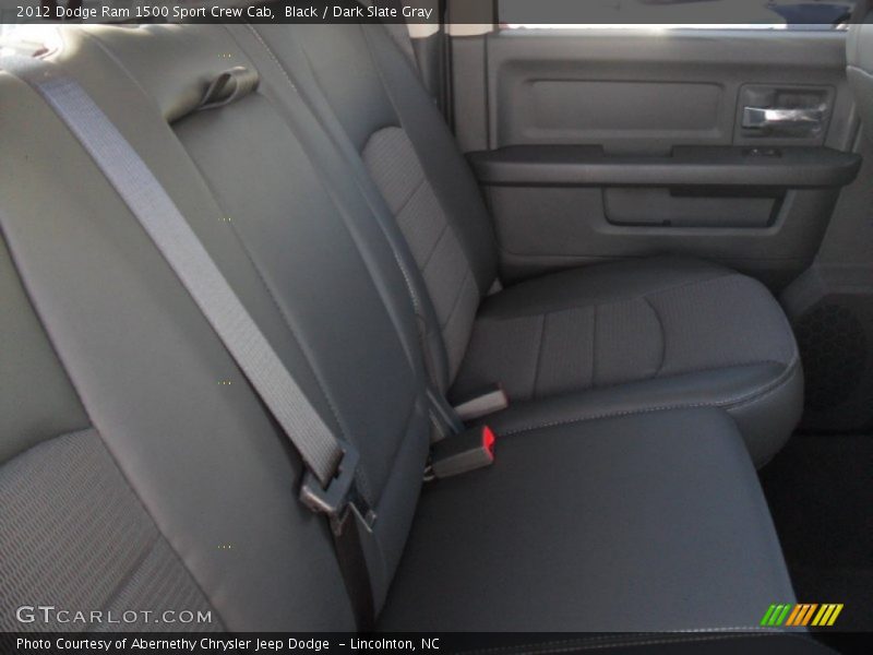 Black / Dark Slate Gray 2012 Dodge Ram 1500 Sport Crew Cab