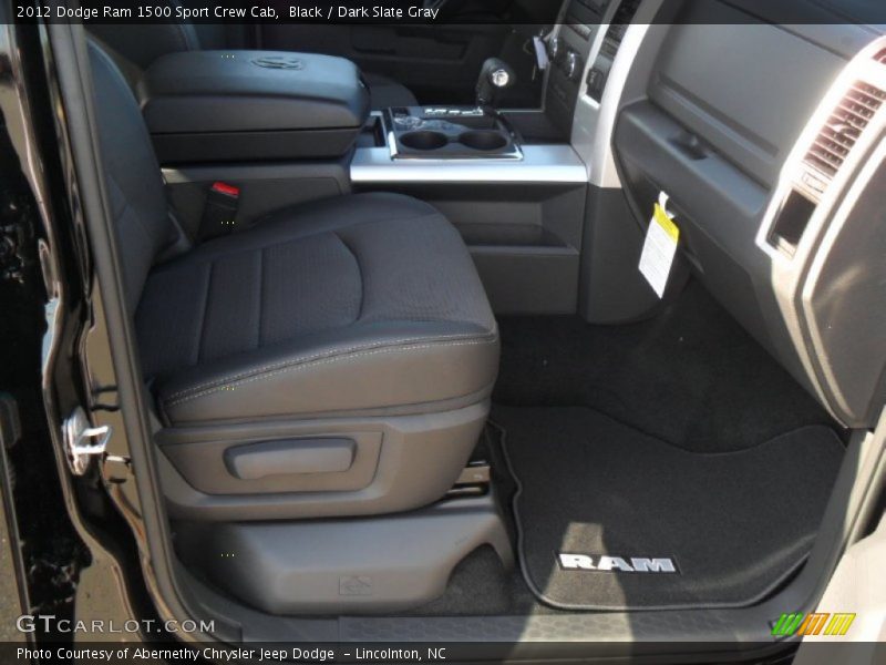 Black / Dark Slate Gray 2012 Dodge Ram 1500 Sport Crew Cab