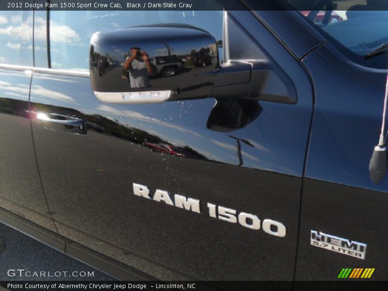 Black / Dark Slate Gray 2012 Dodge Ram 1500 Sport Crew Cab