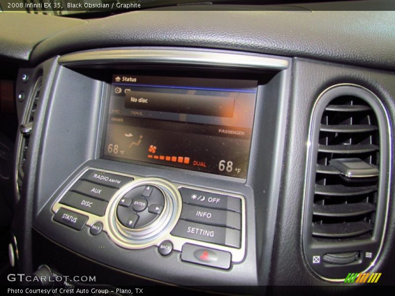 Black Obsidian / Graphite 2008 Infiniti EX 35