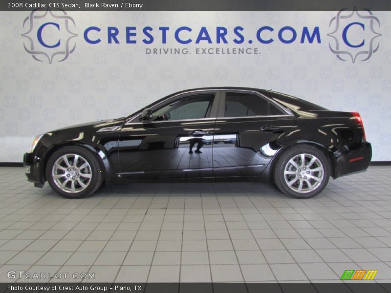 Black Raven / Ebony 2008 Cadillac CTS Sedan