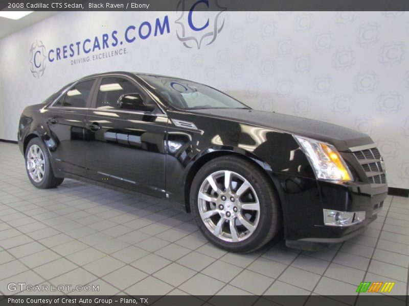 Black Raven / Ebony 2008 Cadillac CTS Sedan