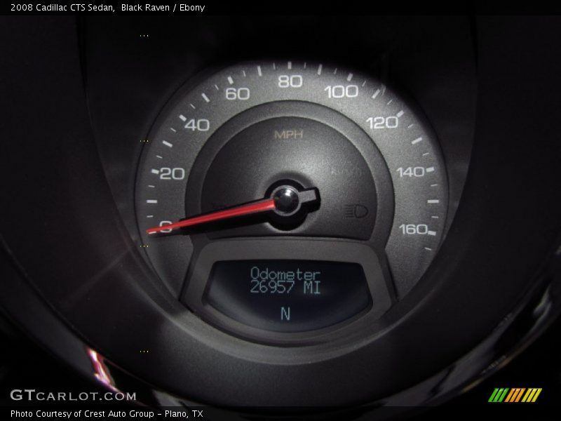 Black Raven / Ebony 2008 Cadillac CTS Sedan