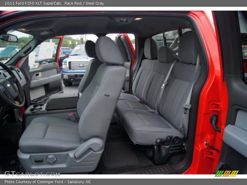  2011 F150 XLT SuperCab Steel Gray Interior