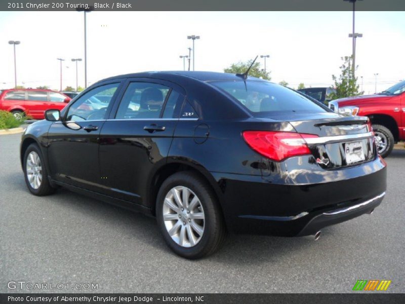 Black / Black 2011 Chrysler 200 Touring