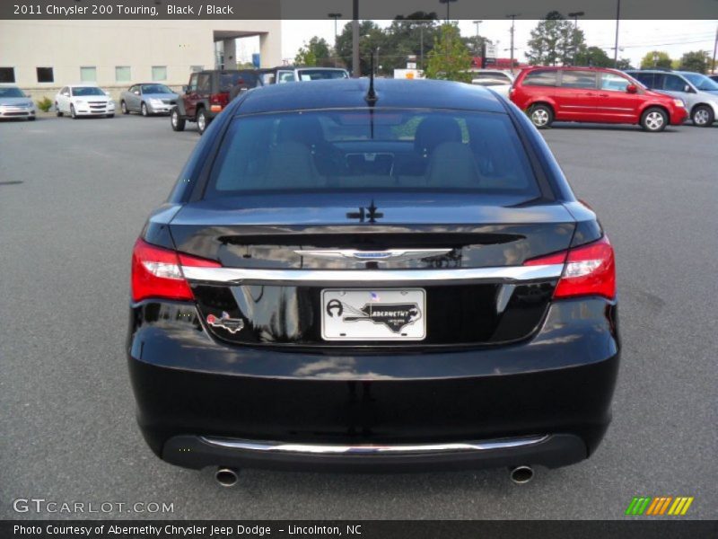 Black / Black 2011 Chrysler 200 Touring