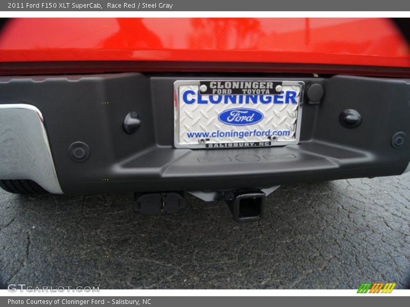 Race Red / Steel Gray 2011 Ford F150 XLT SuperCab