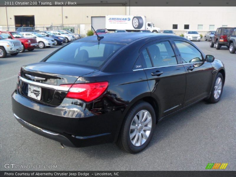 Black / Black 2011 Chrysler 200 Touring