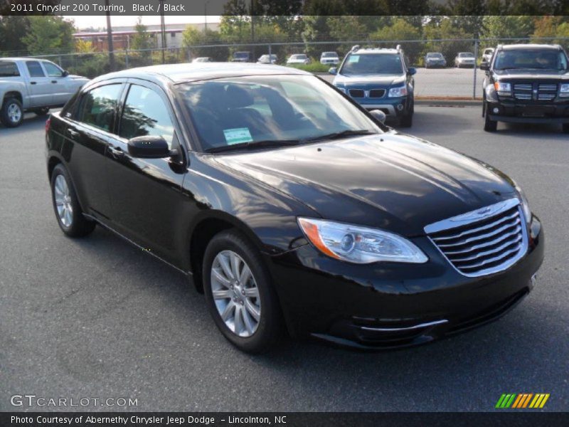 Black / Black 2011 Chrysler 200 Touring