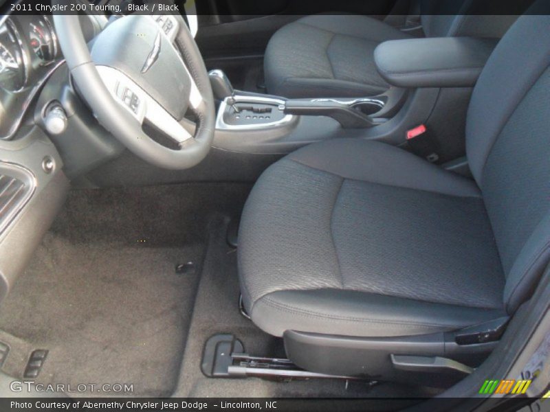 Black / Black 2011 Chrysler 200 Touring