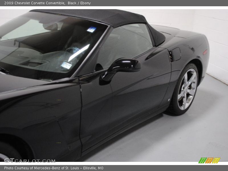 Black / Ebony 2009 Chevrolet Corvette Convertible