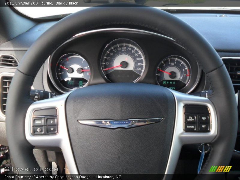 Black / Black 2011 Chrysler 200 Touring